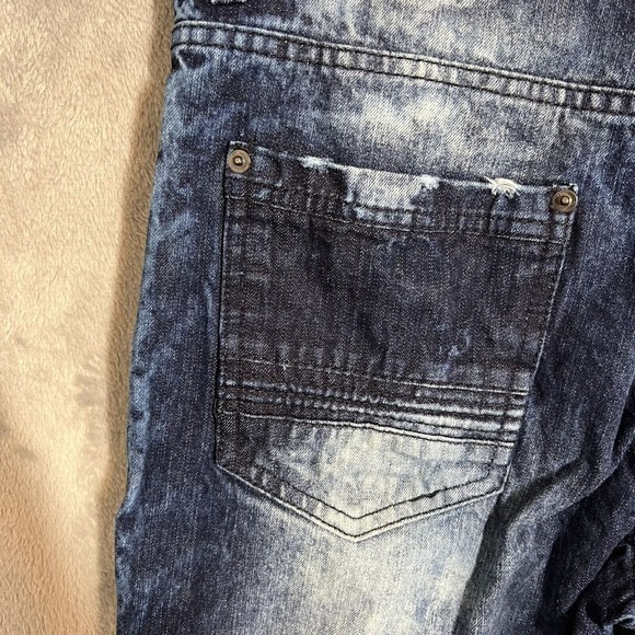 Southpole Authentic Collection Distressed Denim Jean Shorts Mens‎ Size 30 Waist - Picture 10 of 14